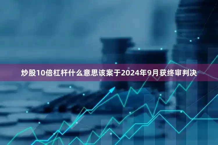 炒股10倍杠杆什么意思该案于2024年9月获终审判决